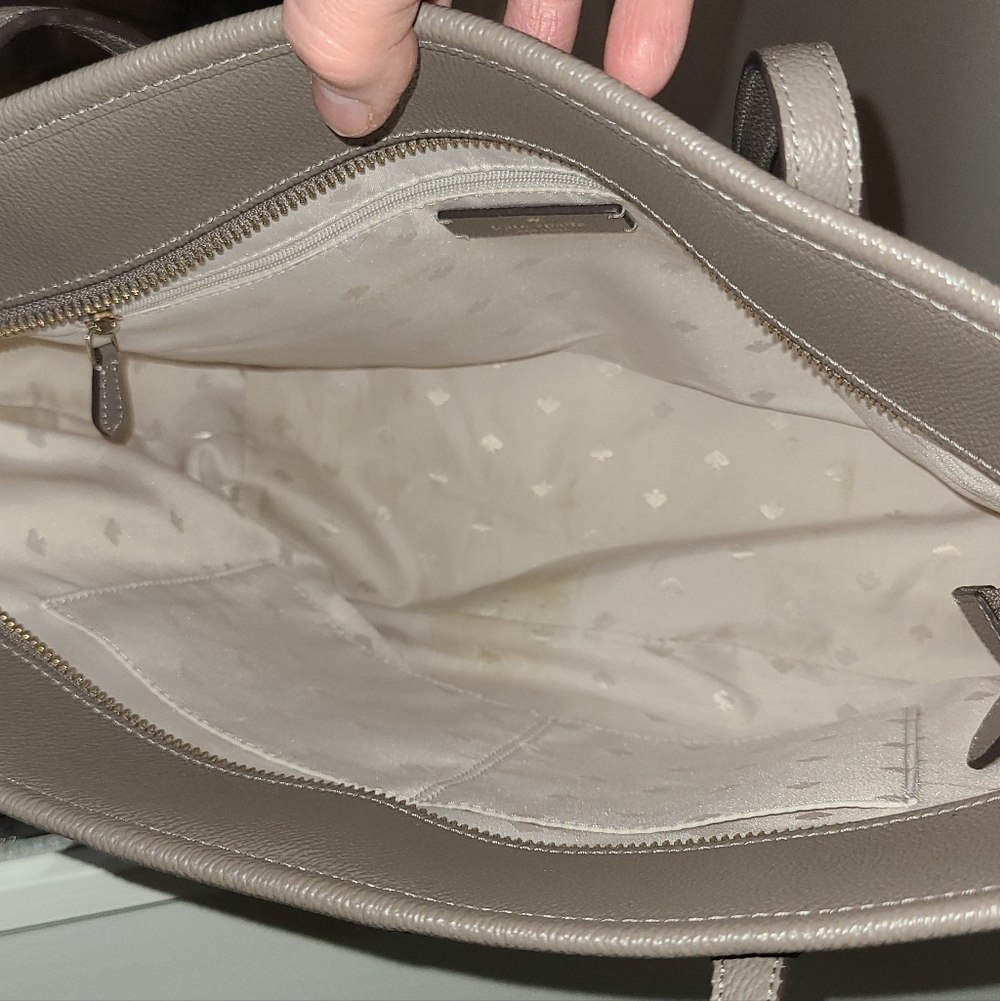Kate Spade Gray/Taupe Tote - Picture 11 of 13